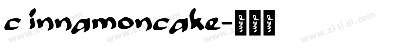 c innamoncake字体转换